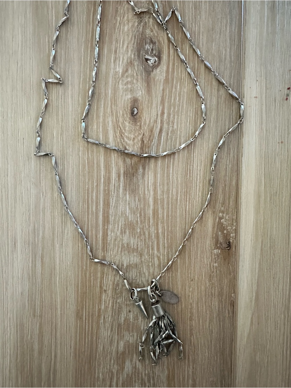 Isabel Marant x H&M Metal  Charm Tassel Necklace